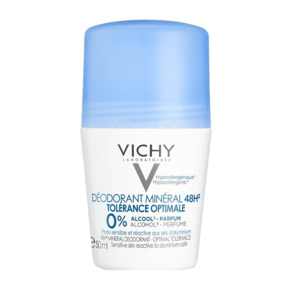 Vichy Deodorant Mineral Tolerance Optimale 48H Peau Sensible 50ml