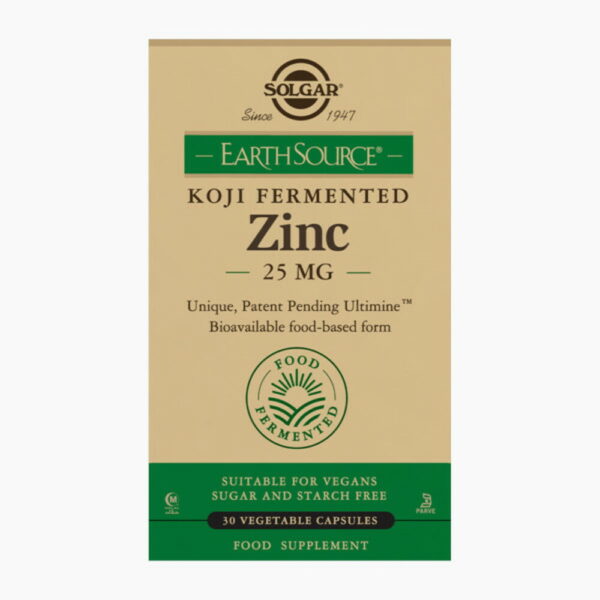 Solgar Koji Zinc 25Mg Veg.Caps 30S