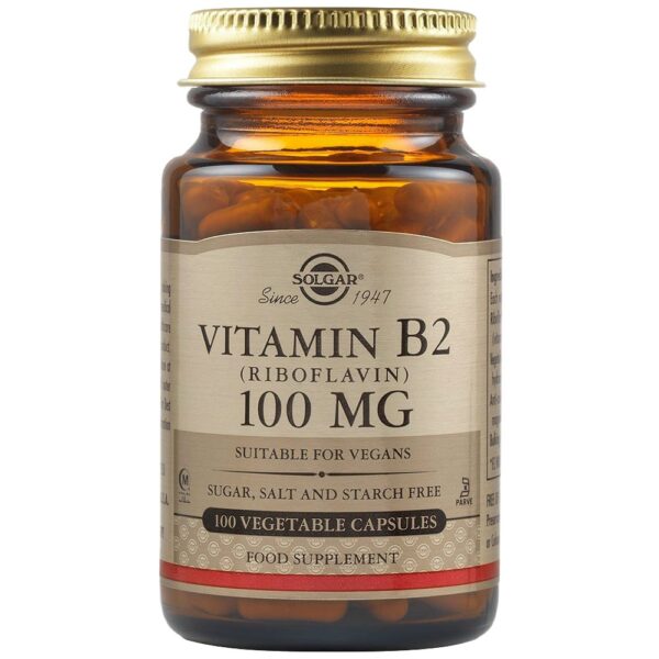 Solgar Vitamin B 2 100Mg 100Caps