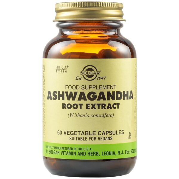 Solgar Ashwagandηa Root Extract 60Caps