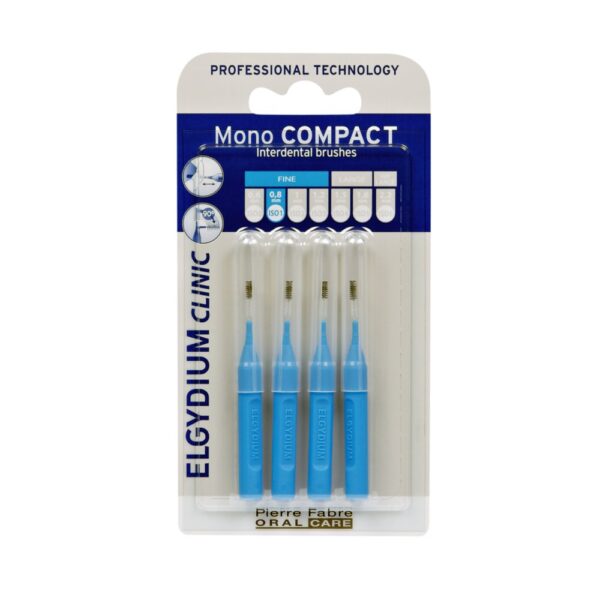 Elgydium Μεσοδόντια Βουρτσάκια Monocompact Blue (0.4)