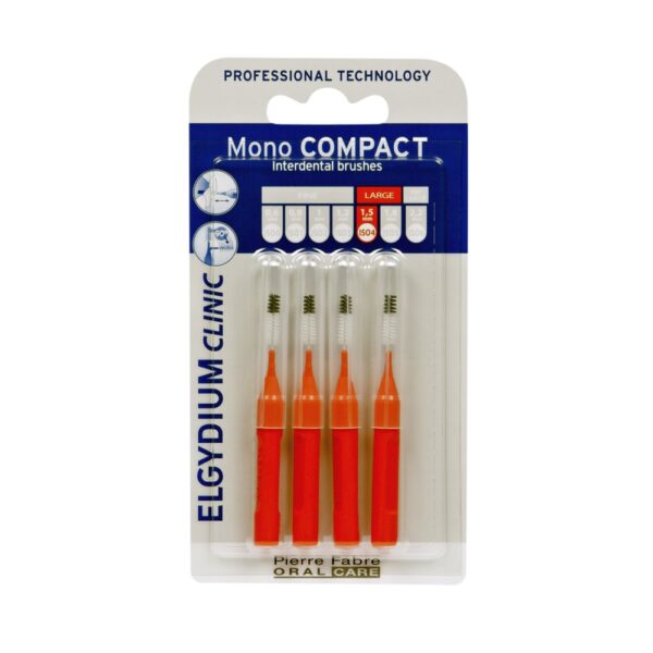 Elgydium Μεσοδόντια Βουρτσάκια Monocompact Red 0.7