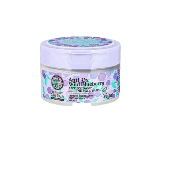 Natura Siberica Anti-Ox Wild Blueberry Antioxidant Peeling Face Pads 20pcs