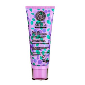 Natura Siberica Anti-Ox Wild Blueberry Cream To Foam Face Cleanser 100ml