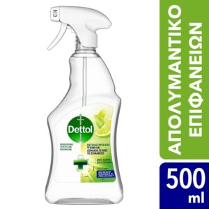 Dettol Απολυμαντικό Spray Γενικού Καθαρισμού Υγιεινή και Ασφάλεια Lime & Mint 500ml