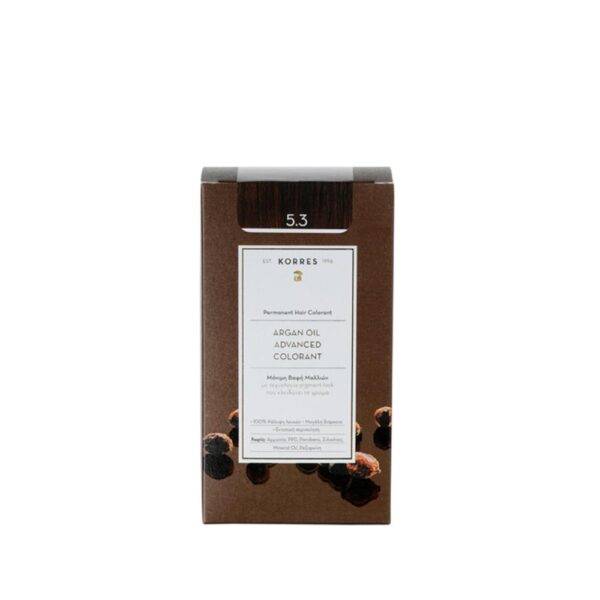 Korres Argan Color Gold/Honey Light Brown 5.3 Κάστανο Ανοιχτό Μέλι Pr(-10%)