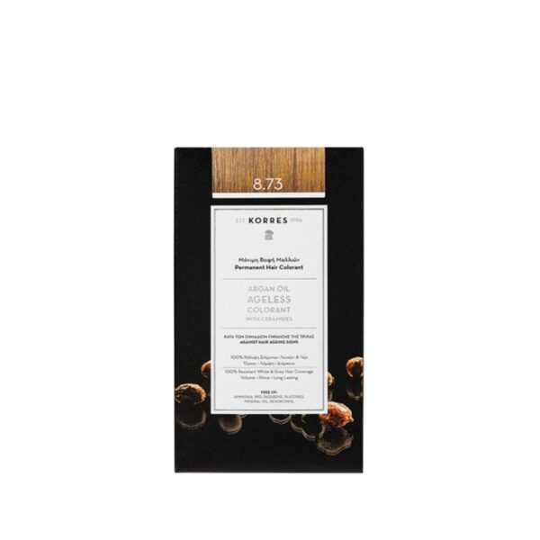 Korres Hair Color Argan Oil Colorant Golden Caramel 8.73
