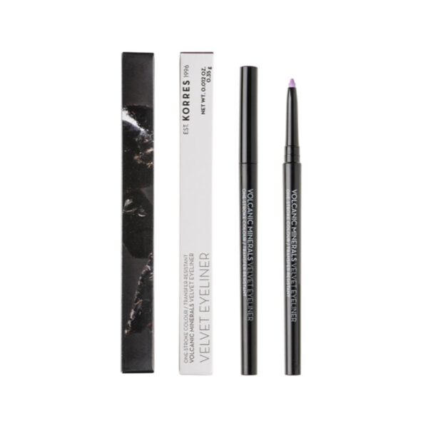 Korres Volcanic Minerals Velvet Eye Liner No 73 Lavender Sorbet 0.35G