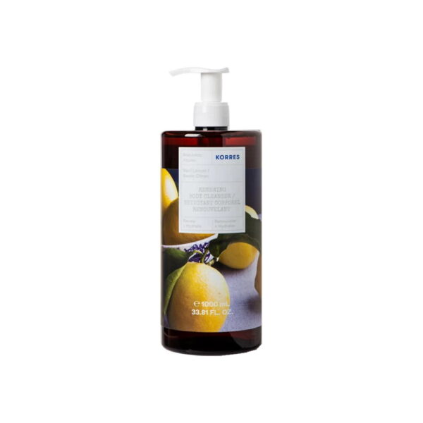 Korres Basil Lemon Body Cleanser 1Lt Wrap