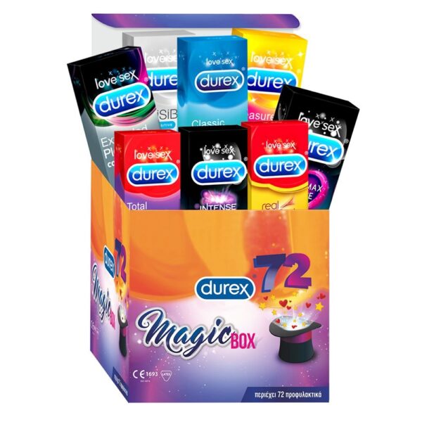 Durex Προφυλακτικά Magic Box, Ποικιλία 72 τεμαχίων