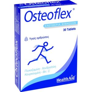 Health Aid Osteoflex 30tabs, σε blister σε χάρτινο κουτί