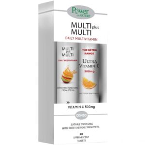 Power Health Promo Multi Plus Multi, 20eff.tabs & Δώρο Vitamin C 500mg, 20eff.tabs