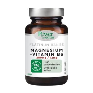 Power Health Magnesium 350mg & Vitamin B6 12mg 30caps