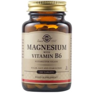 Solgar Magnesium with Vitamin B6 100tabs