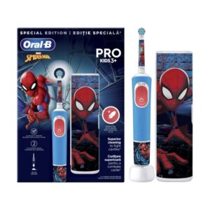 Oral-B Pro Ηλεκτρική Οδοντόβουρτσα Spiderman με θήκη ταξιδίου 3+ Ετών
