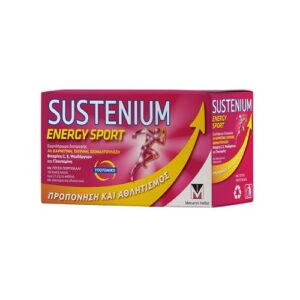 Sustenium Energy Sport Συμπλήρωμα για Αθλητές, με γεύση πορτοκάλι, 10 sachets