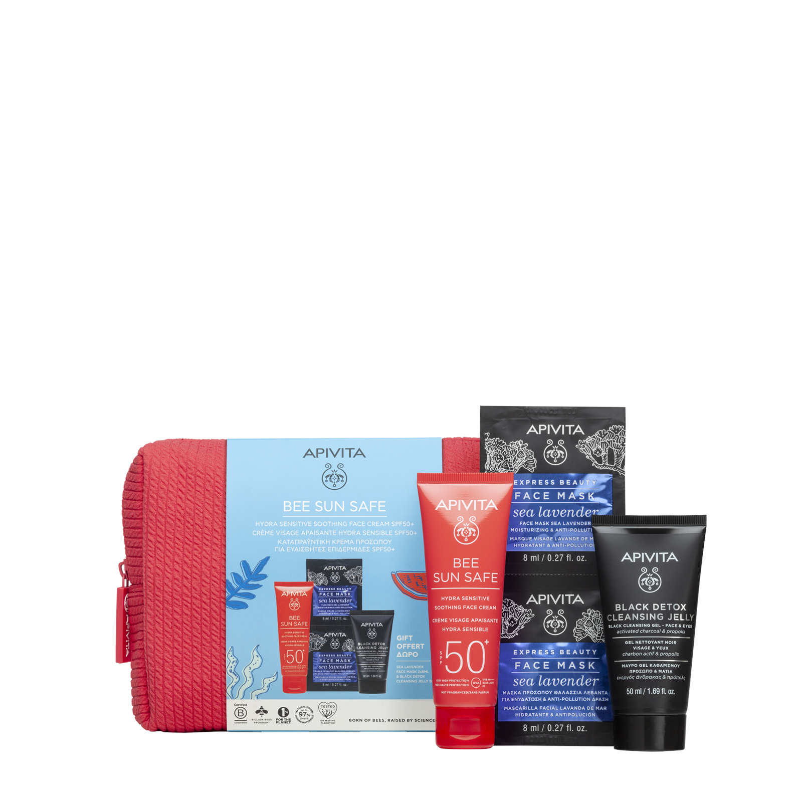 Καταπραϋντική Κρέμα Προσώπου Για Ευαίσθητες Επιδερμίδες SPF50+ prepacked_set