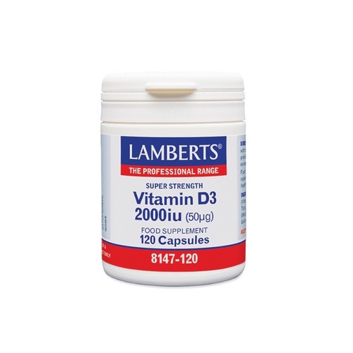 Lamberts Vitamin D3 2000iu, 120caps