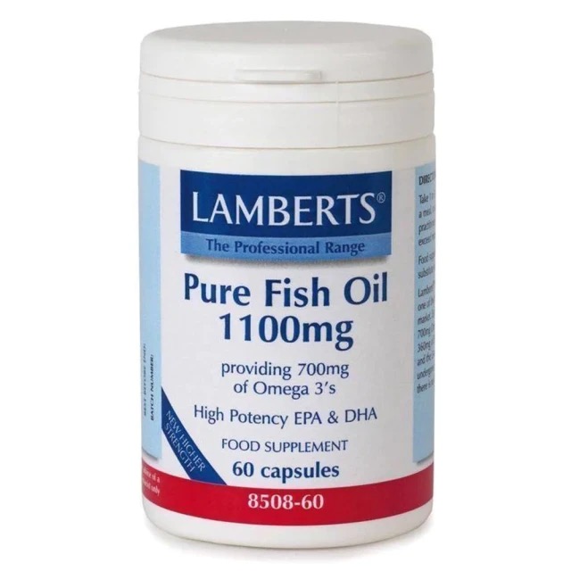 Lamberts Pure Fish Oil 1100mg, 60caps