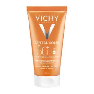 Vichy Capital Soleil Velvet Cream SPF50+ Αντηλιακή Κρέμα Προσώπου με Βελούδινη Υφή για Κανονική/Ξηρή Επιδερμίδα, 50ml