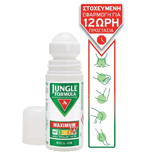 Jungle Formula Maximum Roll-on Aντικουνουπικό, 50ml
